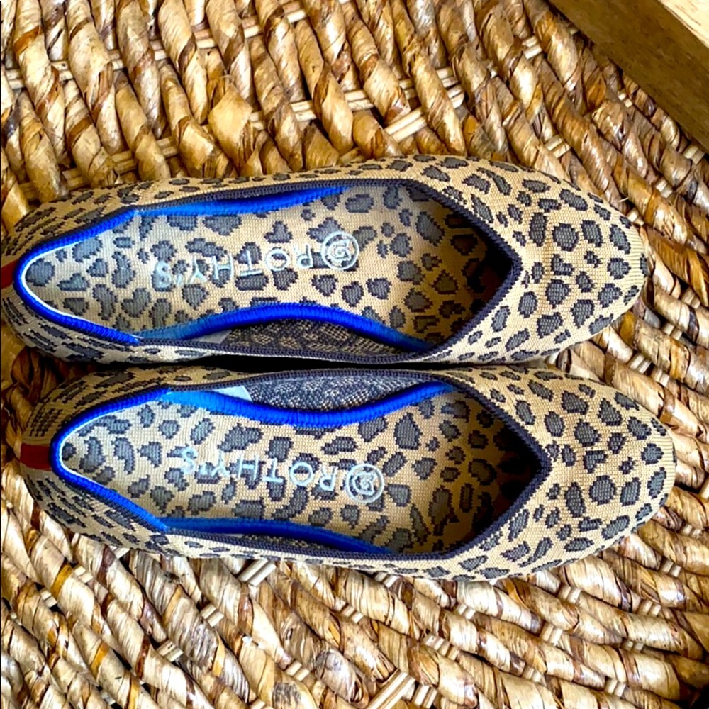 Rothys cheetah flats